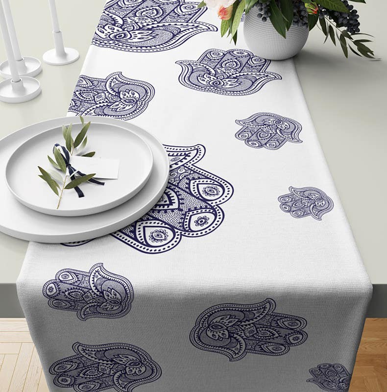 Velvet Runner Dinner Tablecloth, 45×150 cm - Multicolor