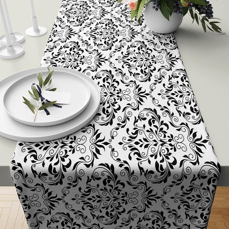 Velvet Runner Dinner Tablecloth, 45×150 cm - Multicolor