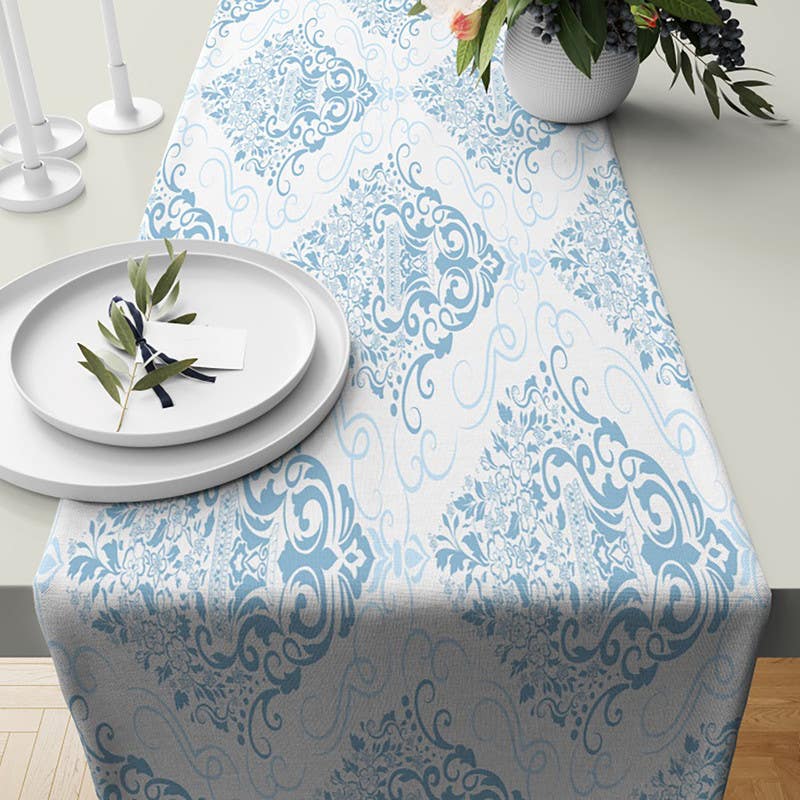 Velvet Runner Dinner Tablecloth, 45×150 cm - Multicolor