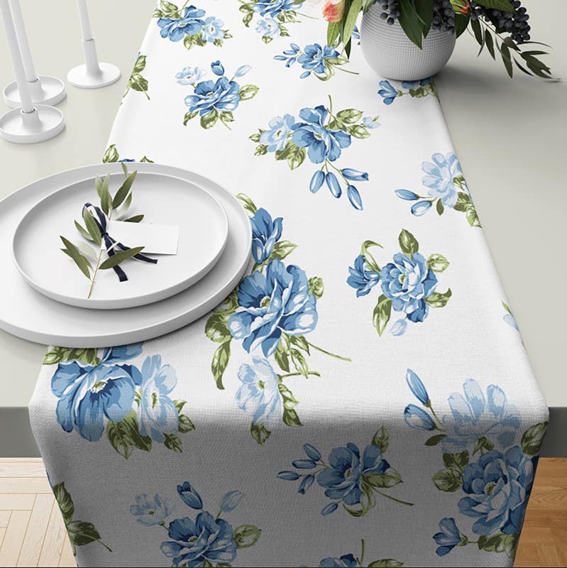 Velvet Runner Dinner Tablecloth, 45×150 cm - Multicolor