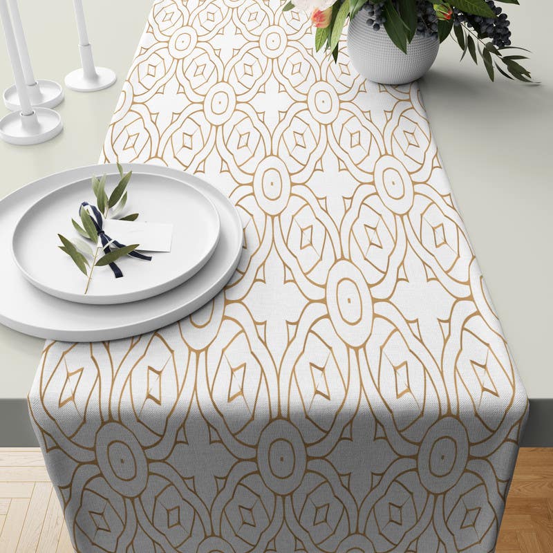 Velvet Runner Dinner Tablecloth, 45×150 cm - Multicolor