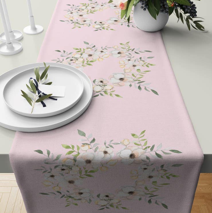 Velvet Runner Dinner Tablecloth, 45×150 cm - Multicolor
