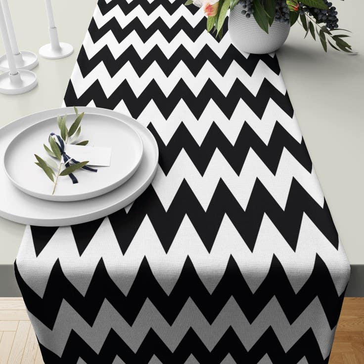 Velvet Runner Dinner Tablecloth, 45×150 cm - Multicolor