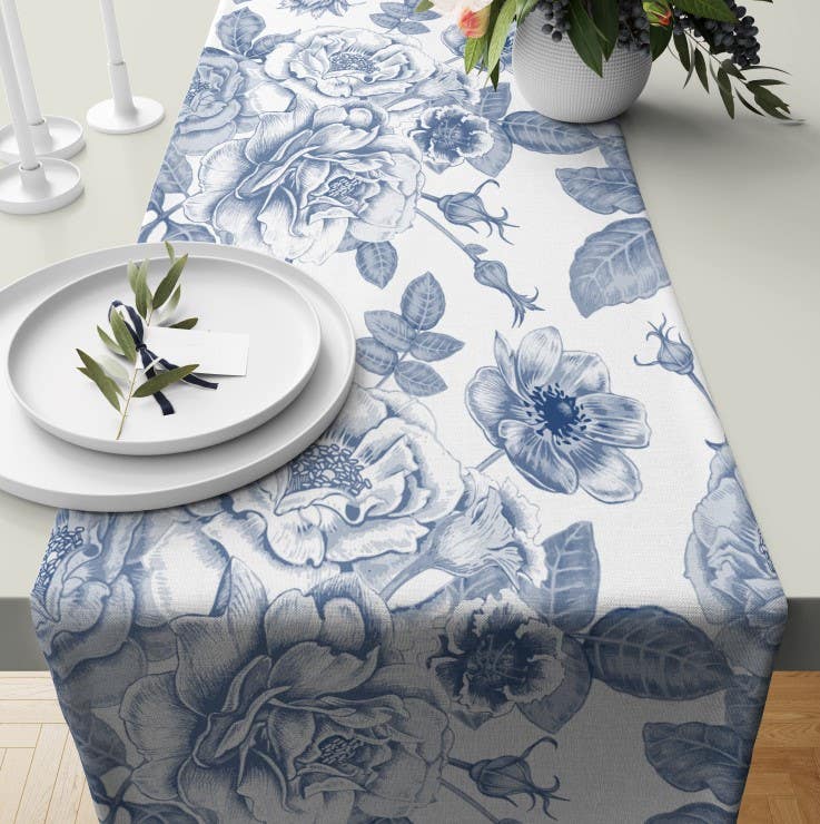 Velvet Runner Dinner Tablecloth, 45×150 cm - Multicolor