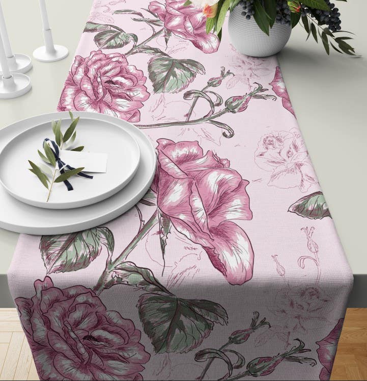 Velvet Runner Dinner Tablecloth, 45×150 cm - Multicolor