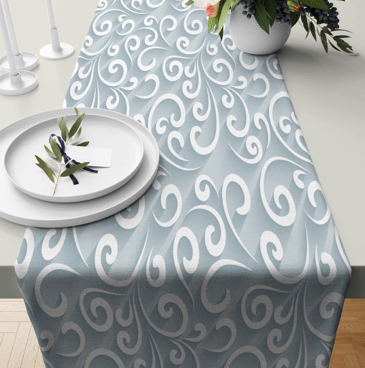 Velvet Runner Dinner Tablecloth, 45×150 cm - Multicolor