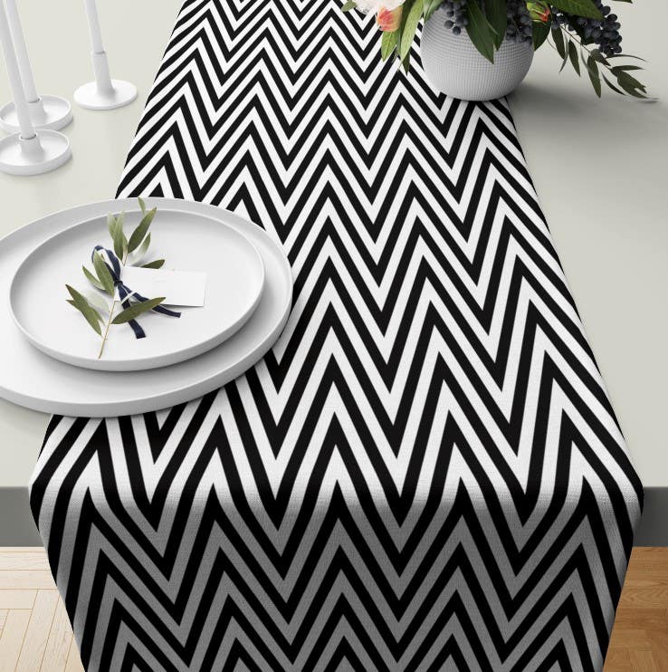 Velvet Runner Dinner Tablecloth, 45×150 cm - Multicolor