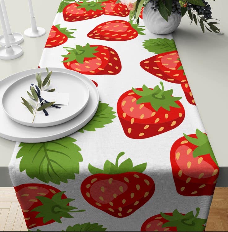 Velvet Runner Dinner Tablecloth, 45×150 cm - Multicolor