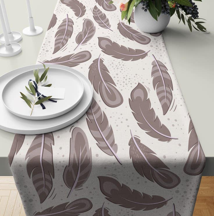 Velvet Runner Dinner Tablecloth, 45×150 cm - Multicolor
