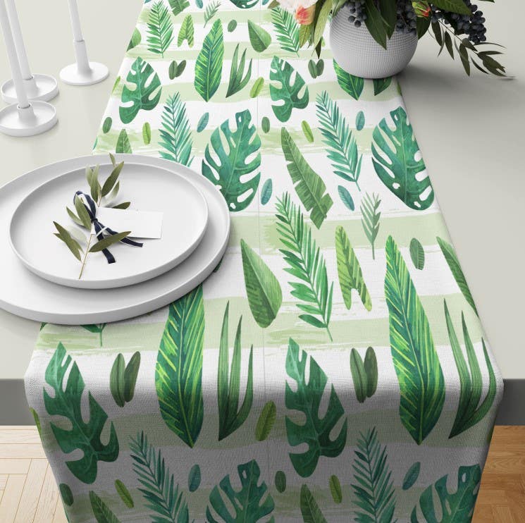 Velvet Runner Dinner Tablecloth, 45×150 cm - Multicolor