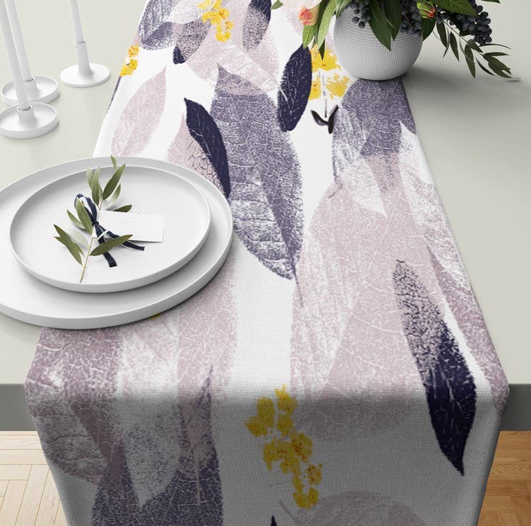 Velvet Runner Dinner Tablecloth, 45×150 cm - Multicolor