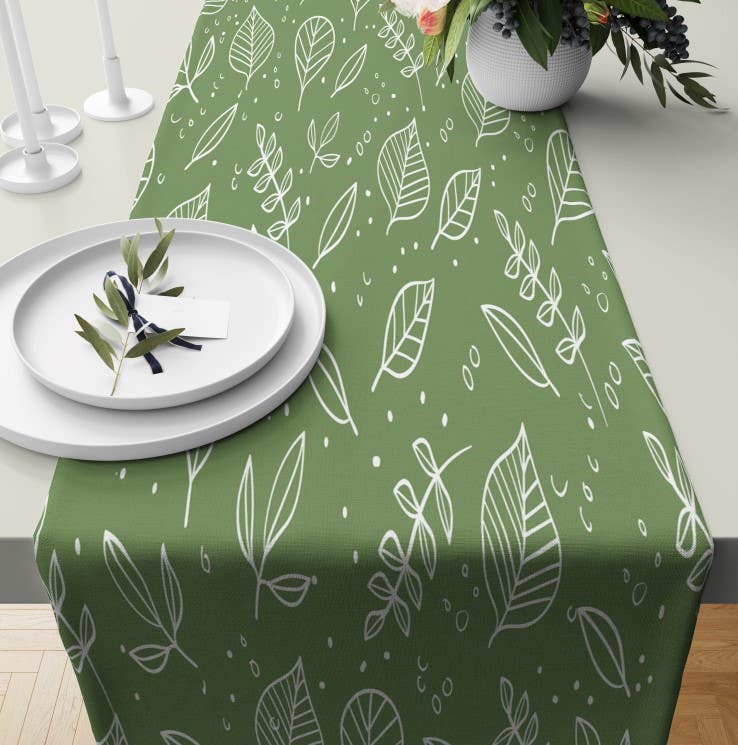 Velvet Runner Dinner Tablecloth, 45×150 cm - Multicolor