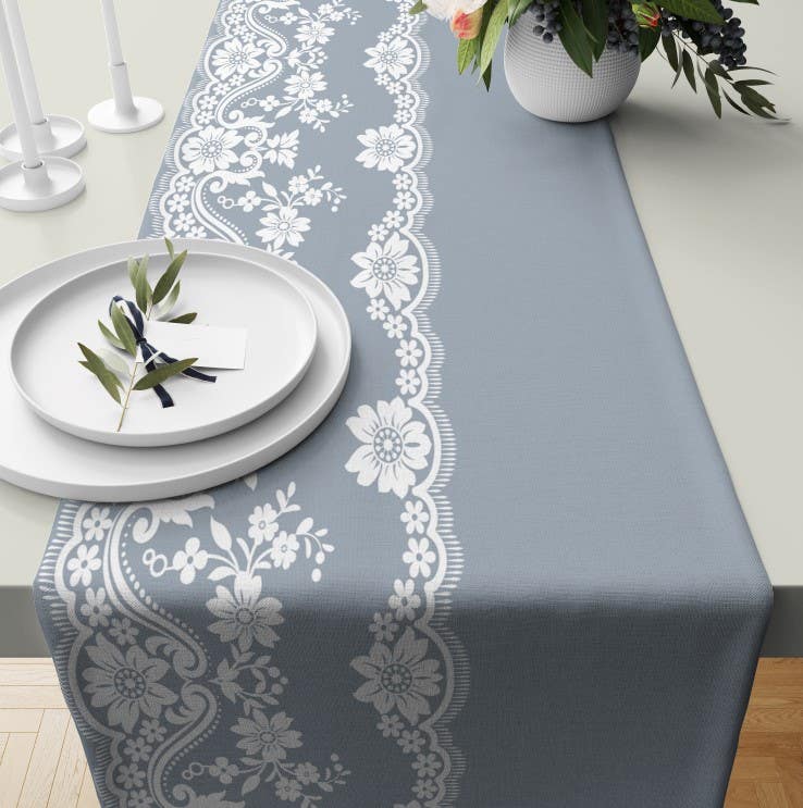 Velvet Runner Dinner Tablecloth, 45×150 cm - Multicolor