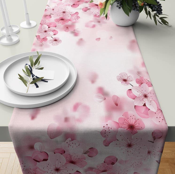 Velvet Runner Dinner Tablecloth, 45×150 cm - Multicolor