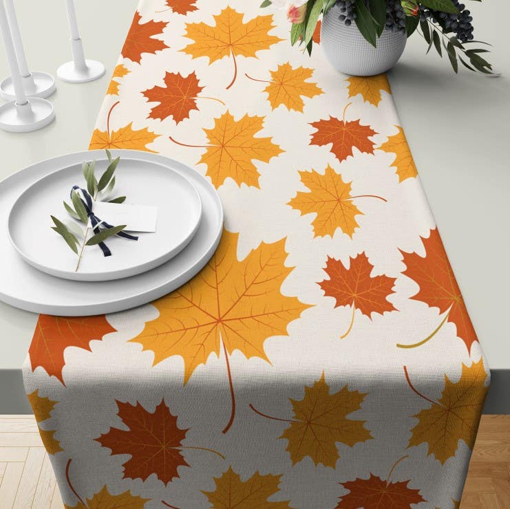 Velvet Runner Dinner Tablecloth, 45×150 cm - Multicolor