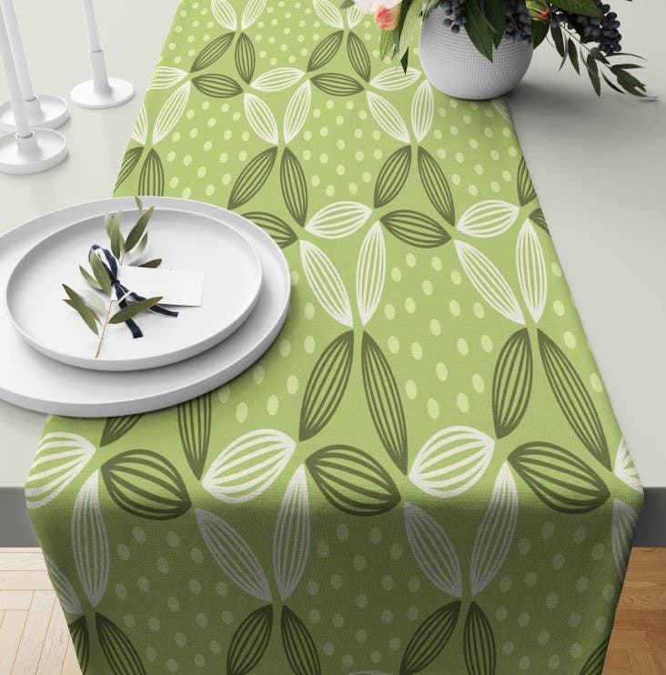 Velvet Runner Dinner Tablecloth, 45×150 cm - Multicolor