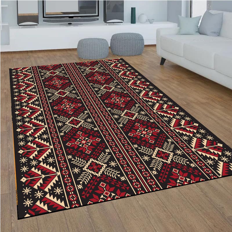 Velvet Rug, 160×230 cm - Multicolor
