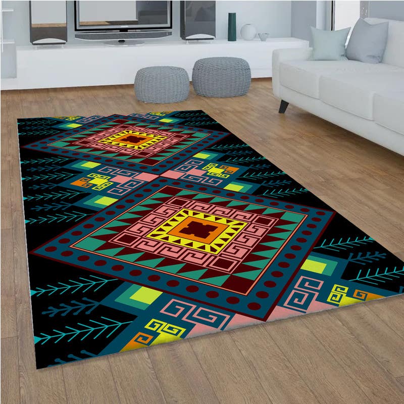 Velvet Rug, 160×230 cm - Multicolor