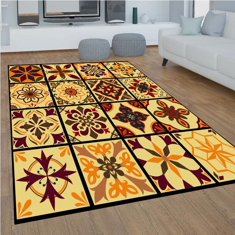 Velvet Rug, 160×230 cm - Multicolor