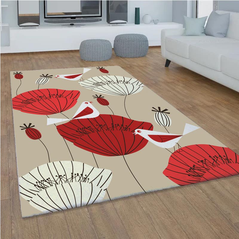 Velvet Rug, 160×230 cm - Multicolor