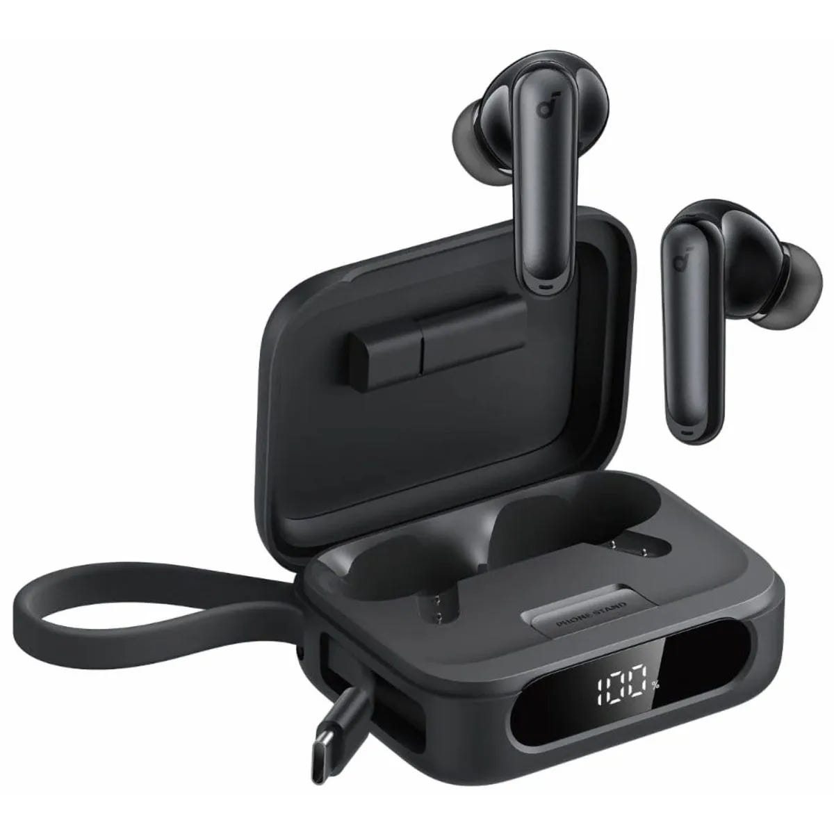Ankersound Core AirPods, Bluetooth, Intelligent Noise Cancellation, P41i - Black
