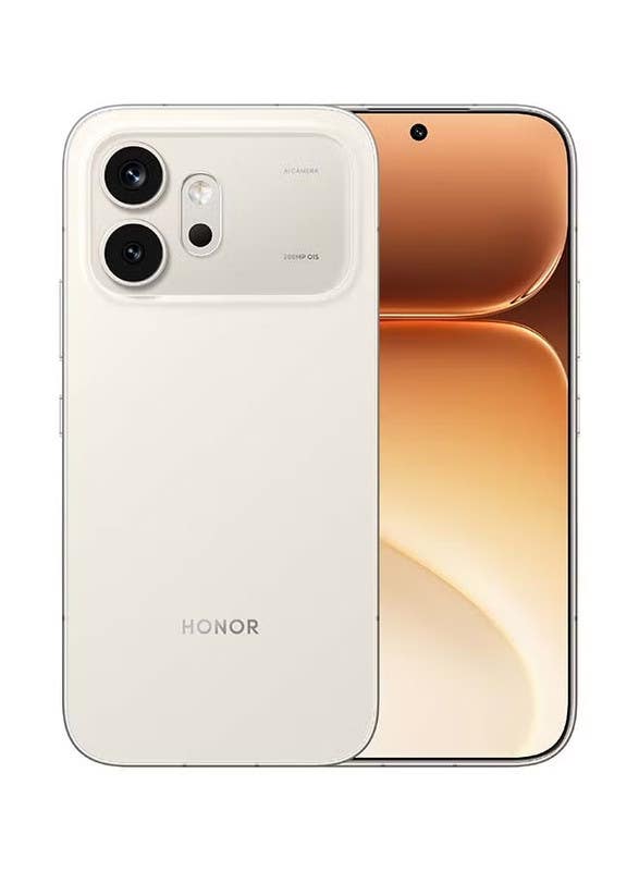 Honor 600 Smart Mobile Phone, 5G Network, Dual SIM, 256GB, 8GB - White "Middle East Version"