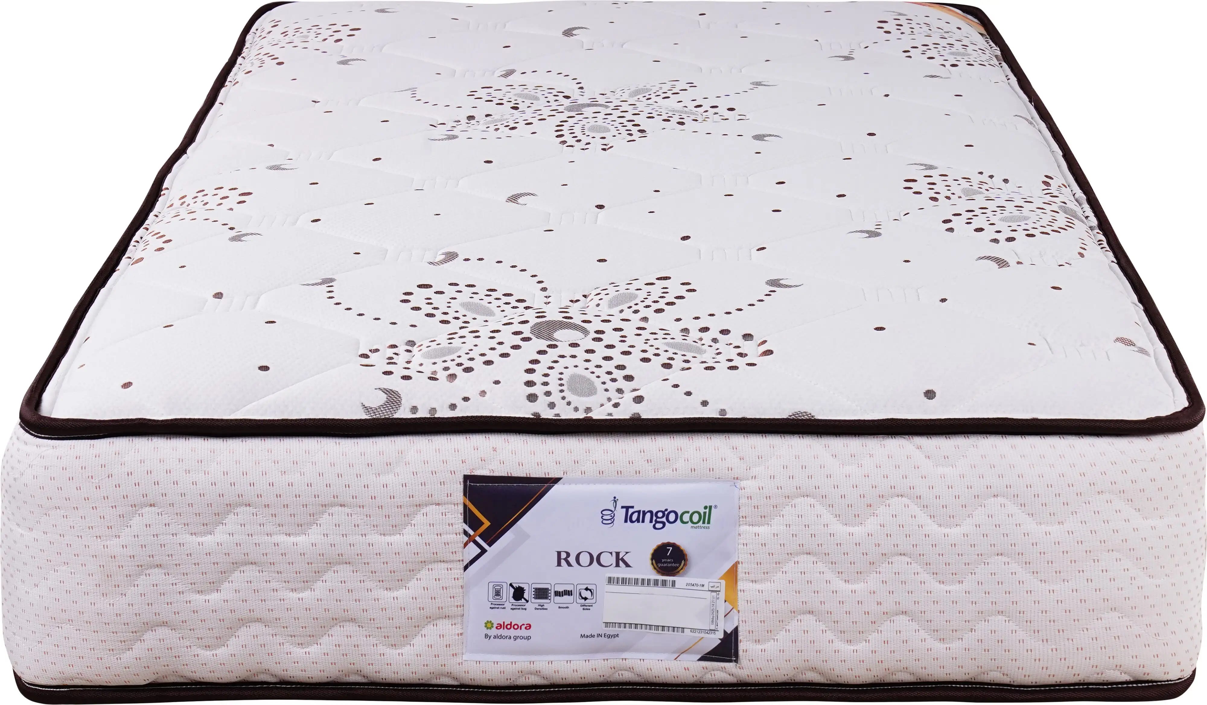 Aldora Rock Pocket Mattress, Separate Springs, 120×195 cm, Height 26 cm - White