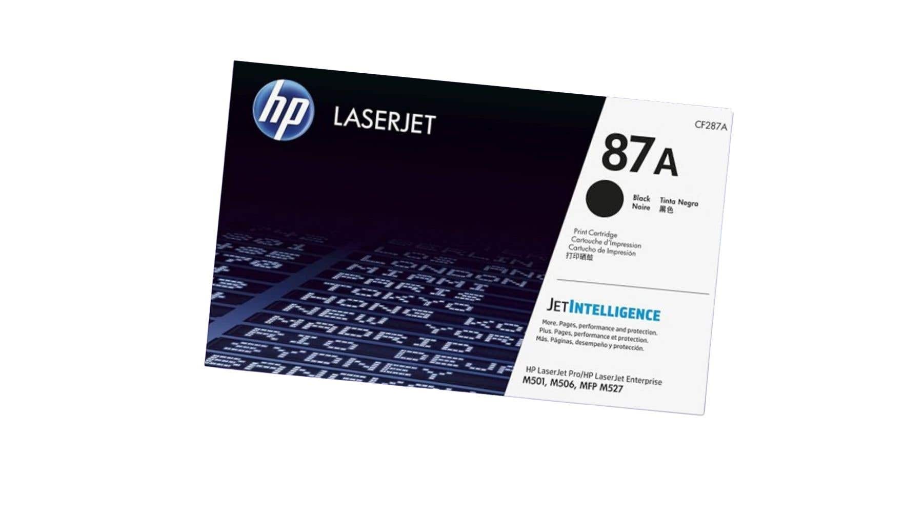 Compatible HP Printer Cartridge, 8,500 Page Yield, Compatible with HP LaserJet Enterprise M506dn MFP M527f, 87A - Black Toner