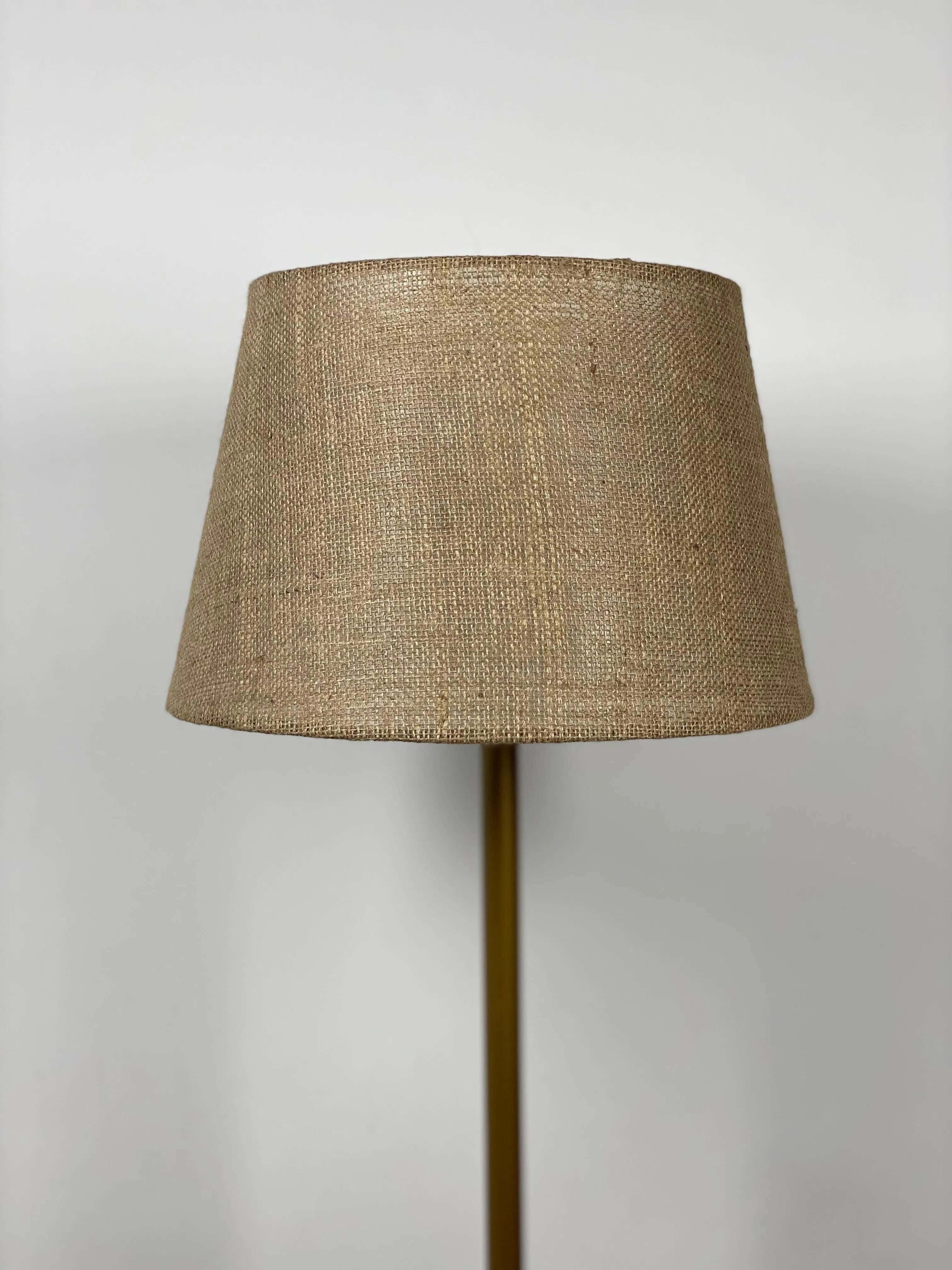 TBS Burlap Threads Boho Floor Lamp, 160 ×40 cm - Beige