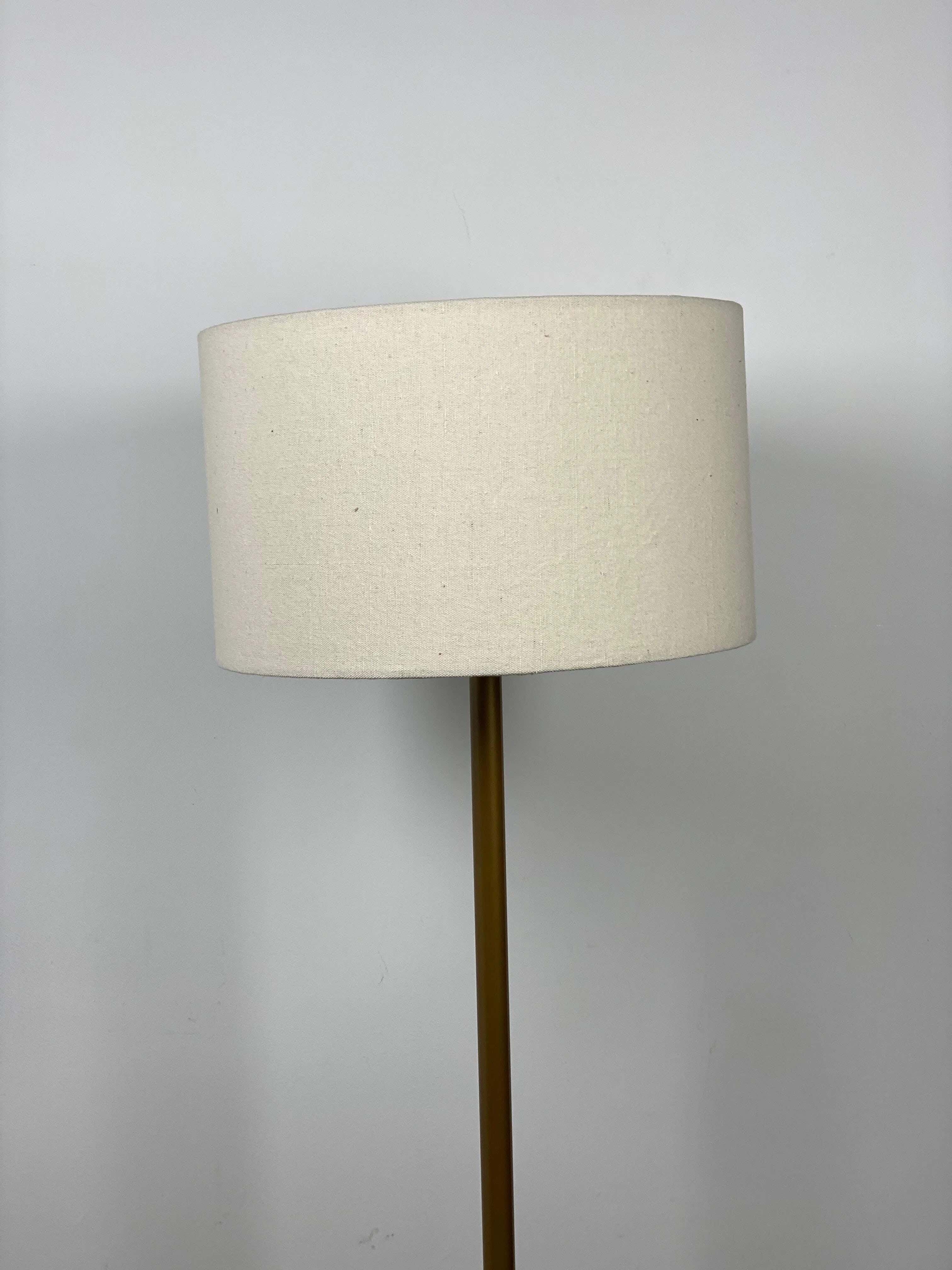 TBS Fabric Modern Floor Lamp, 160 ×40 cm - Off White