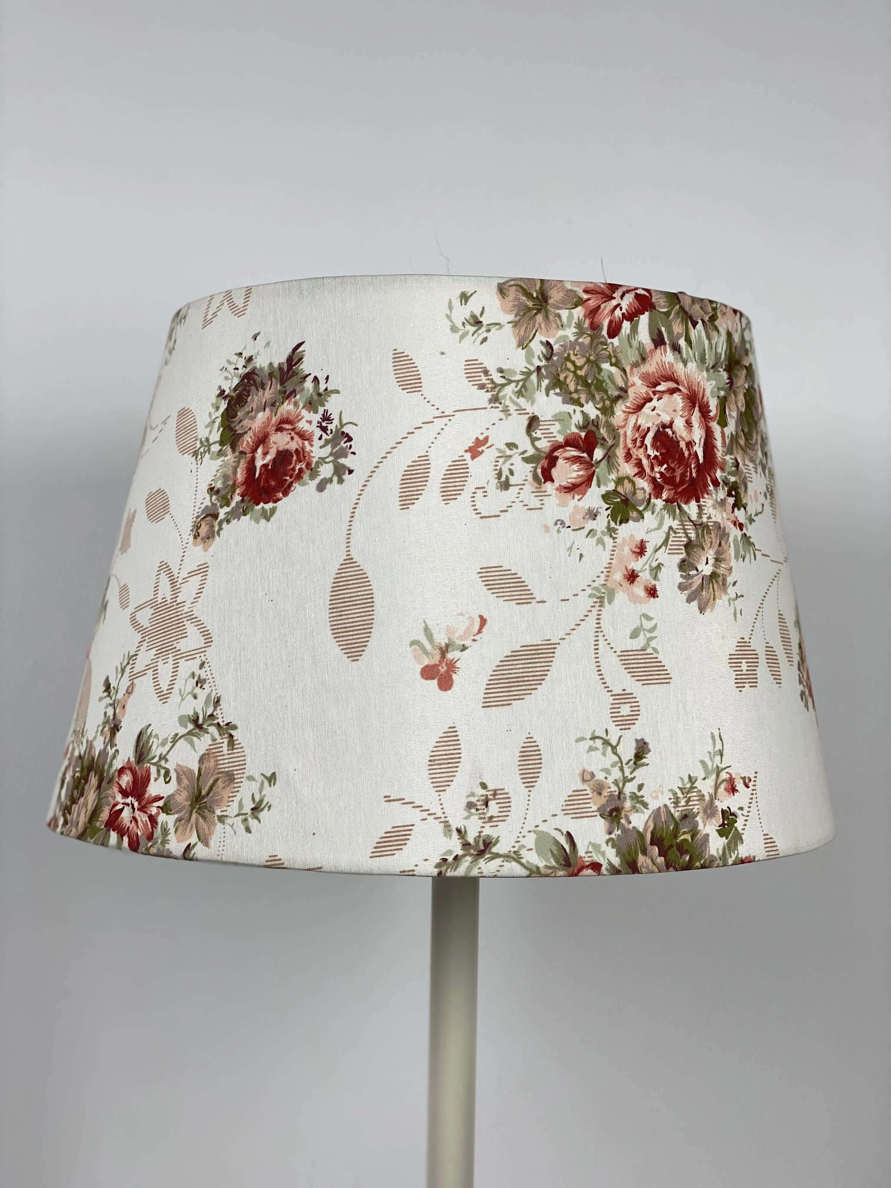 TBS Fabric Modern Floor Lamp, 160 ×40 cm - Off White