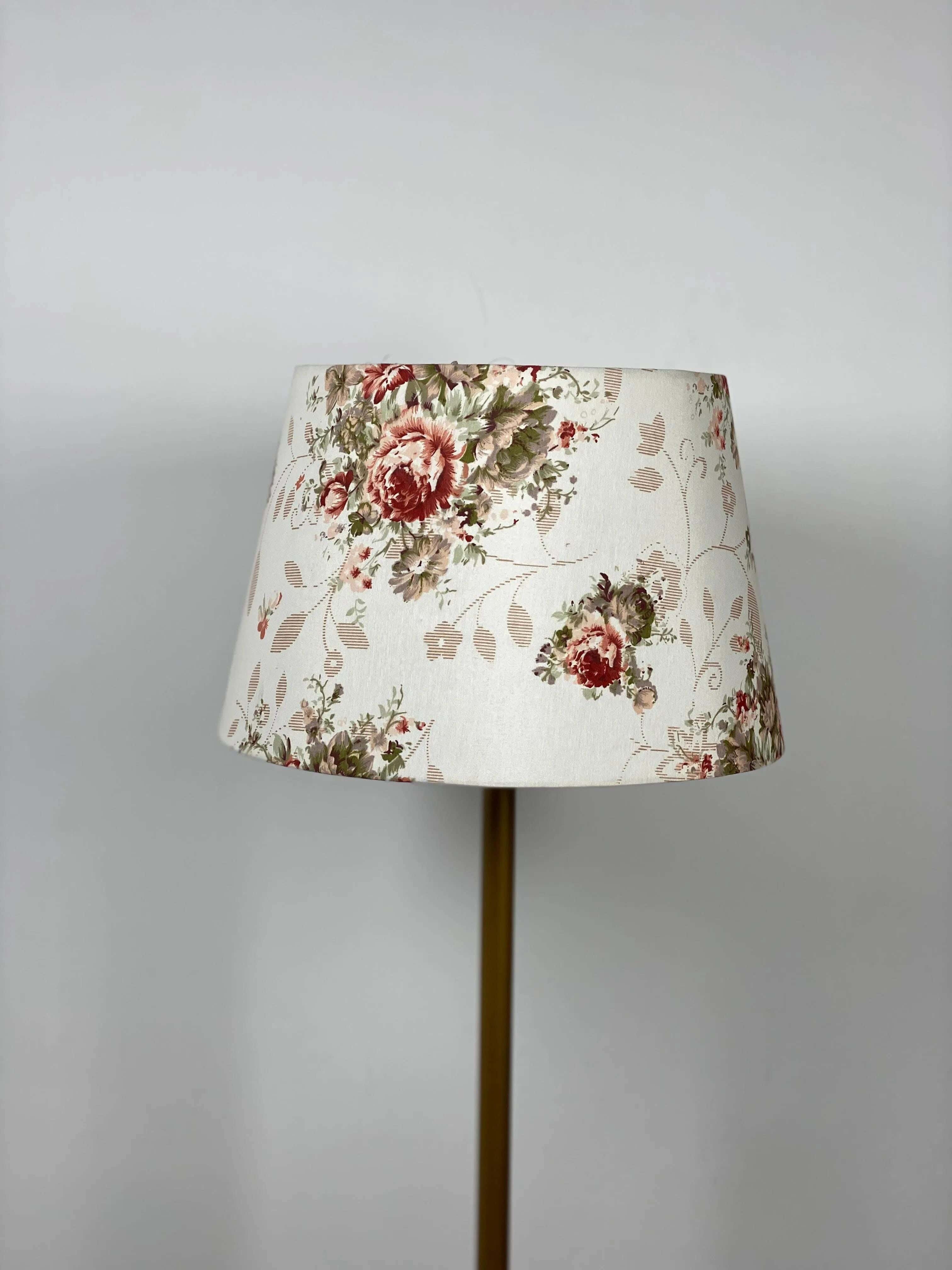 TBS Fabric Modern Floor Lamp, 160 ×40 cm - Off White