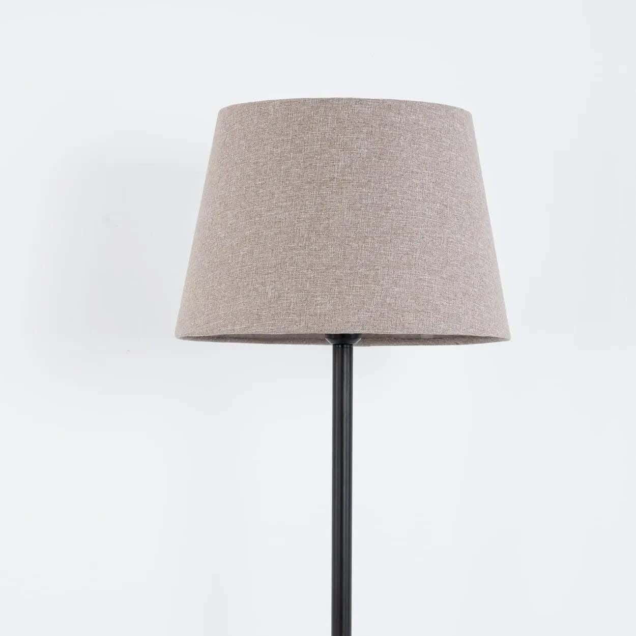 TBS Fabric Modern Floor Lamp, 160 ×40 cm - Beige