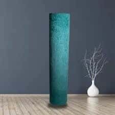 TBS Fabric Modern Floor Lamp, 120 ×20 cm - Turquoise