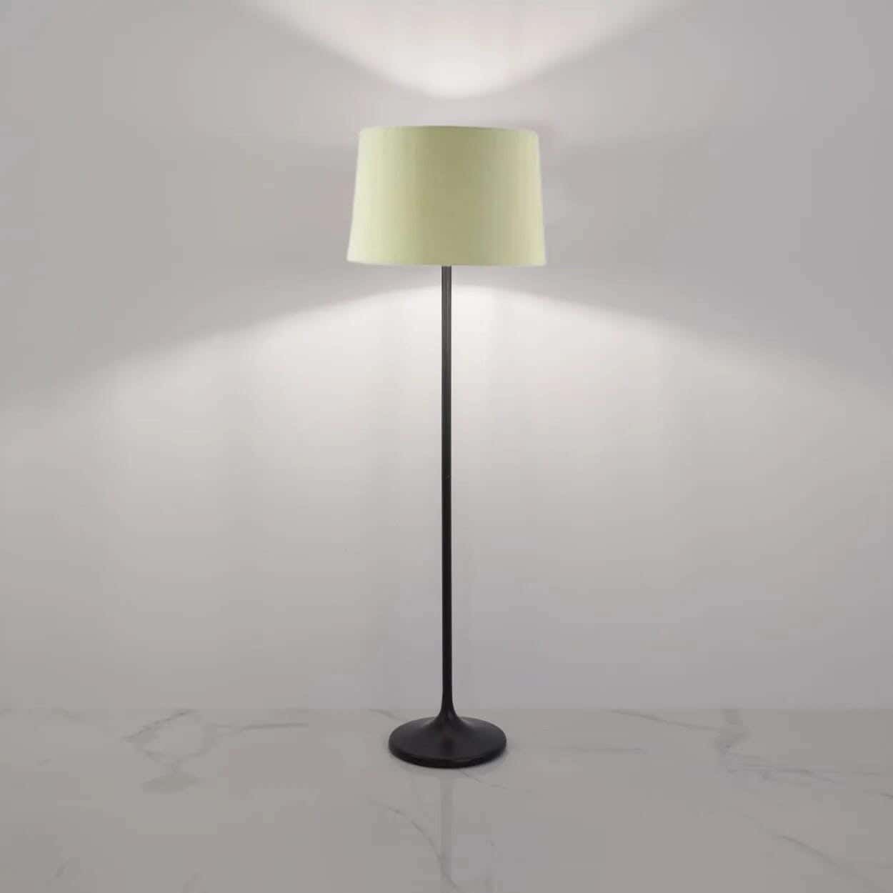 TBS Fabric Modern Floor Lamp, 160 ×40 cm - Green