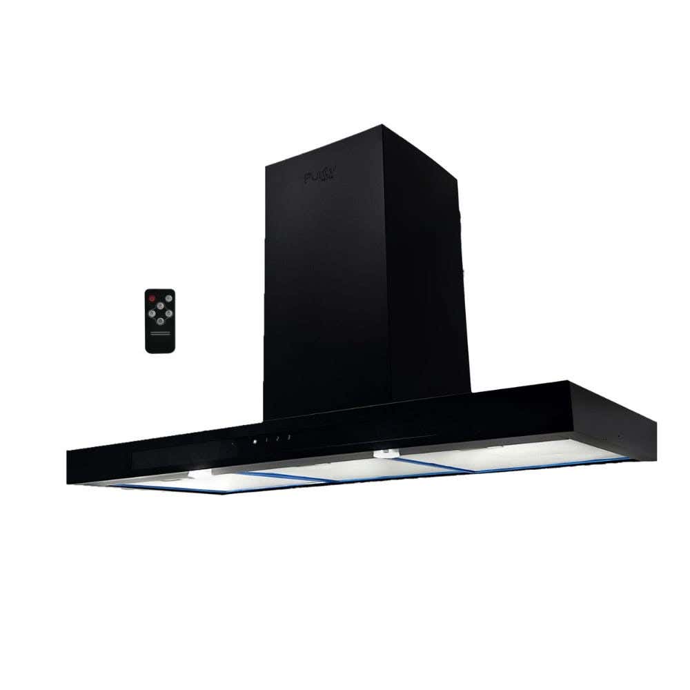 Flato Pro Purity Kitchen Hood, 60 cm, 850 m³/h, 3 Speeds, FLATO PRO BL 60 CM - Black