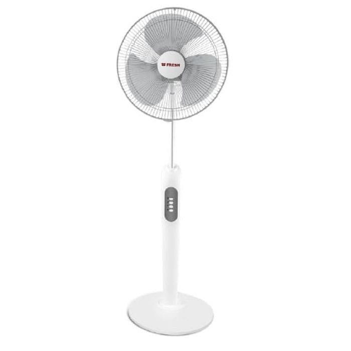 Fresh 9090 Top Piano Stand Fan, 16 Inches, 3 Blades - White
