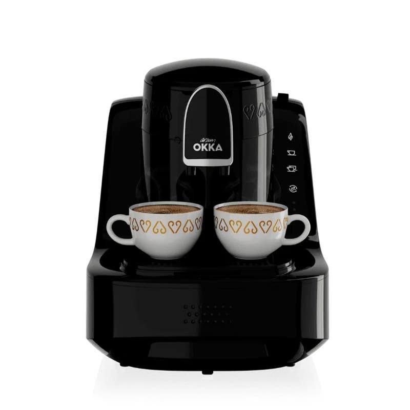 Arzum OKKA Coffee Machine, 2 Cups - Black silver
