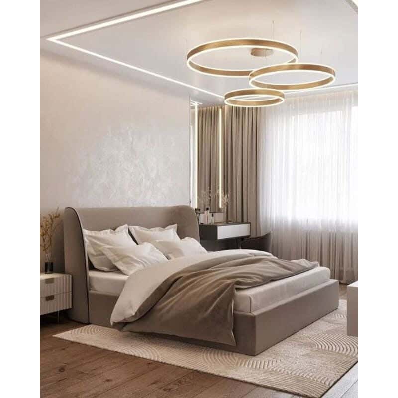 Beech wood bed, 120 x 120 x 200 cm - Cafe
