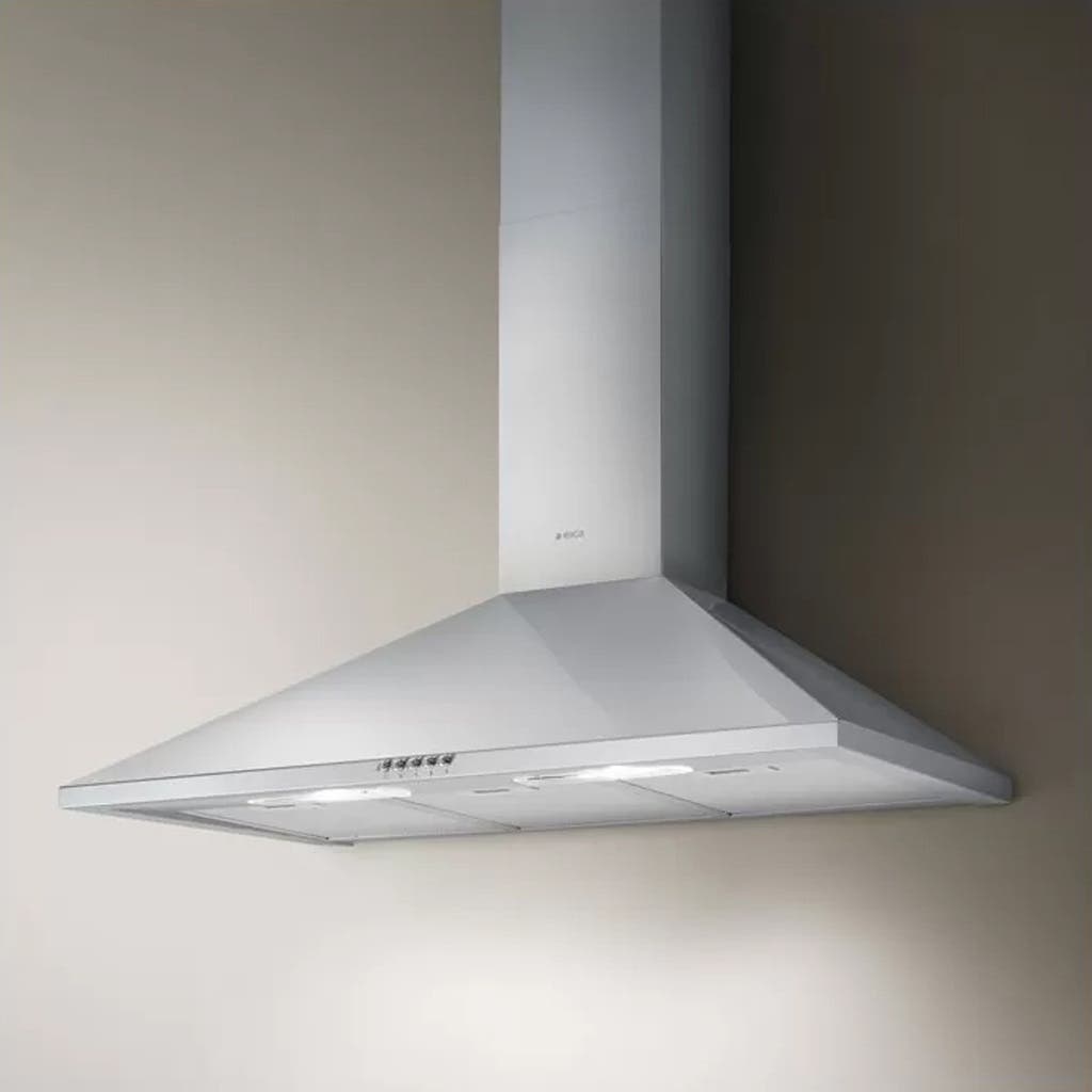Kitchen Line Trend Built-In Pyramid Hood, 90 cm, 550 m3/h - Silver