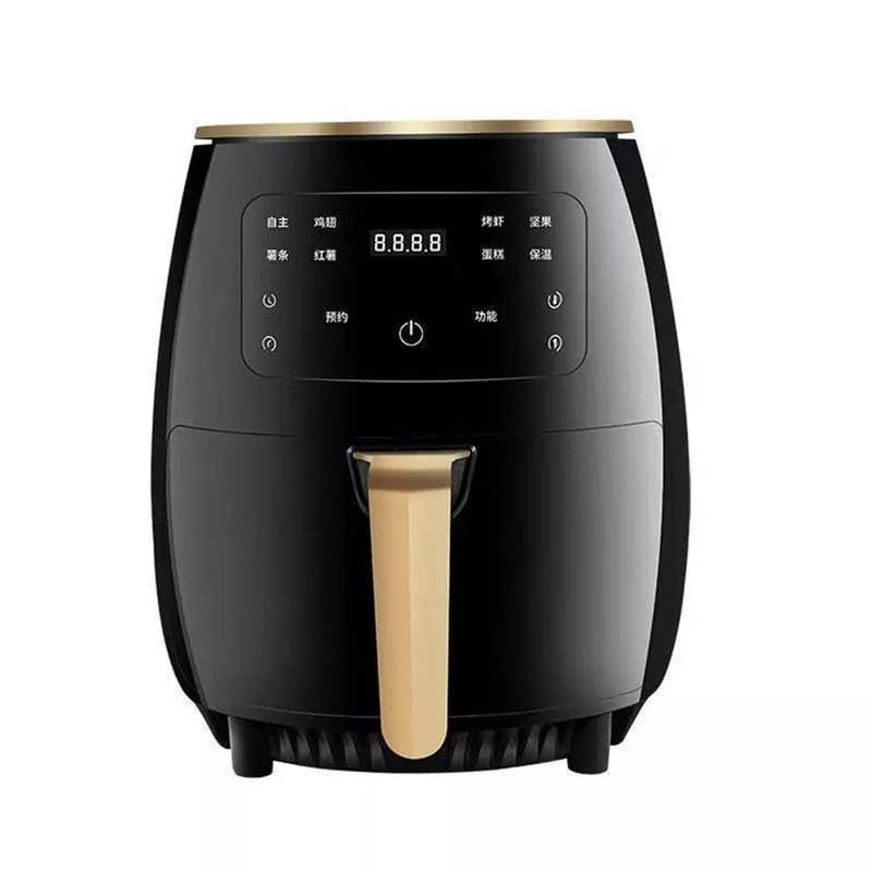 Silver Crest S-18 Healthy Air Fryer, 2400 Watt, 6 Liter, Digital - Black Gold