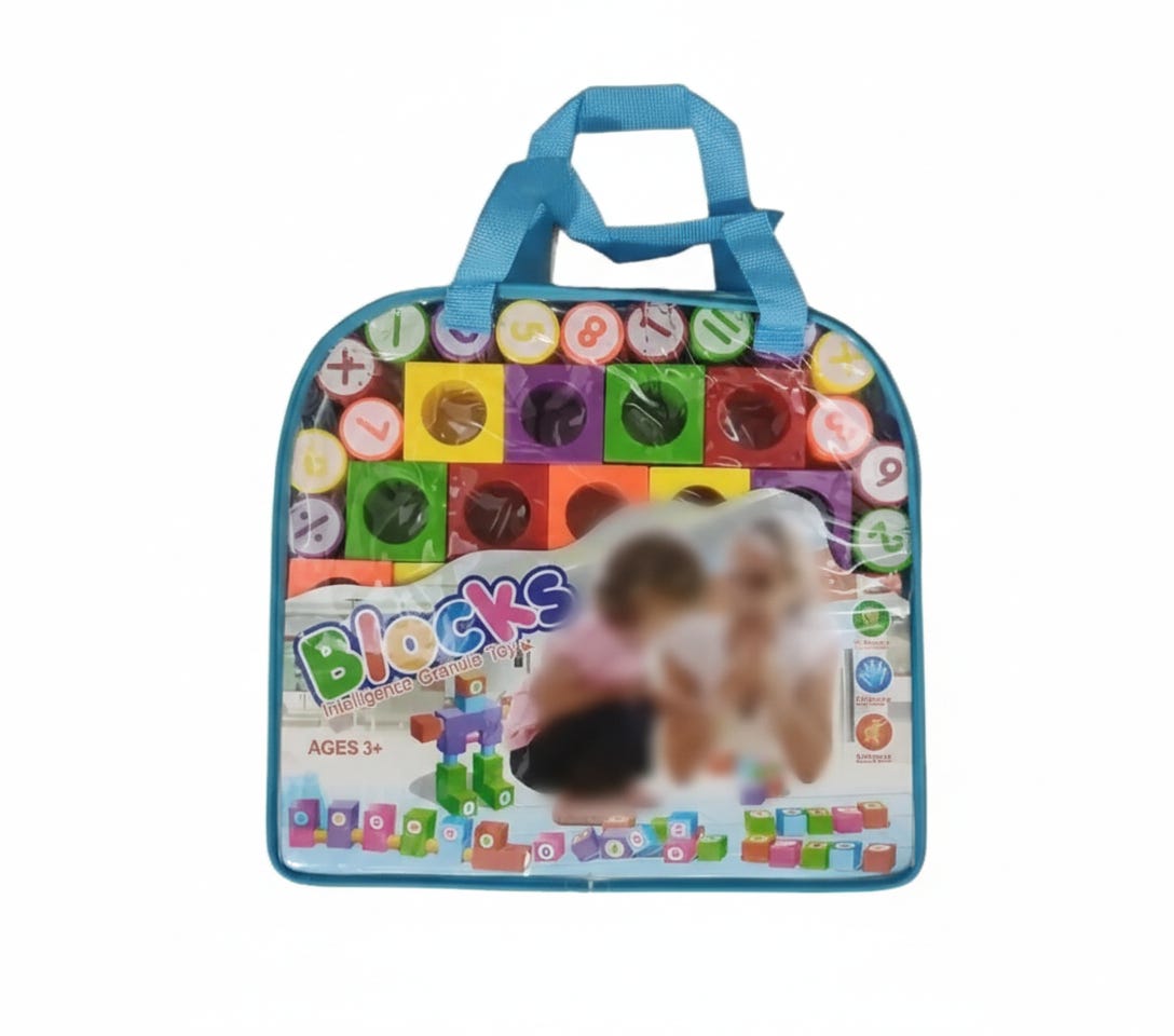 Alsafwa Plastic Blocks Set - Multicolor