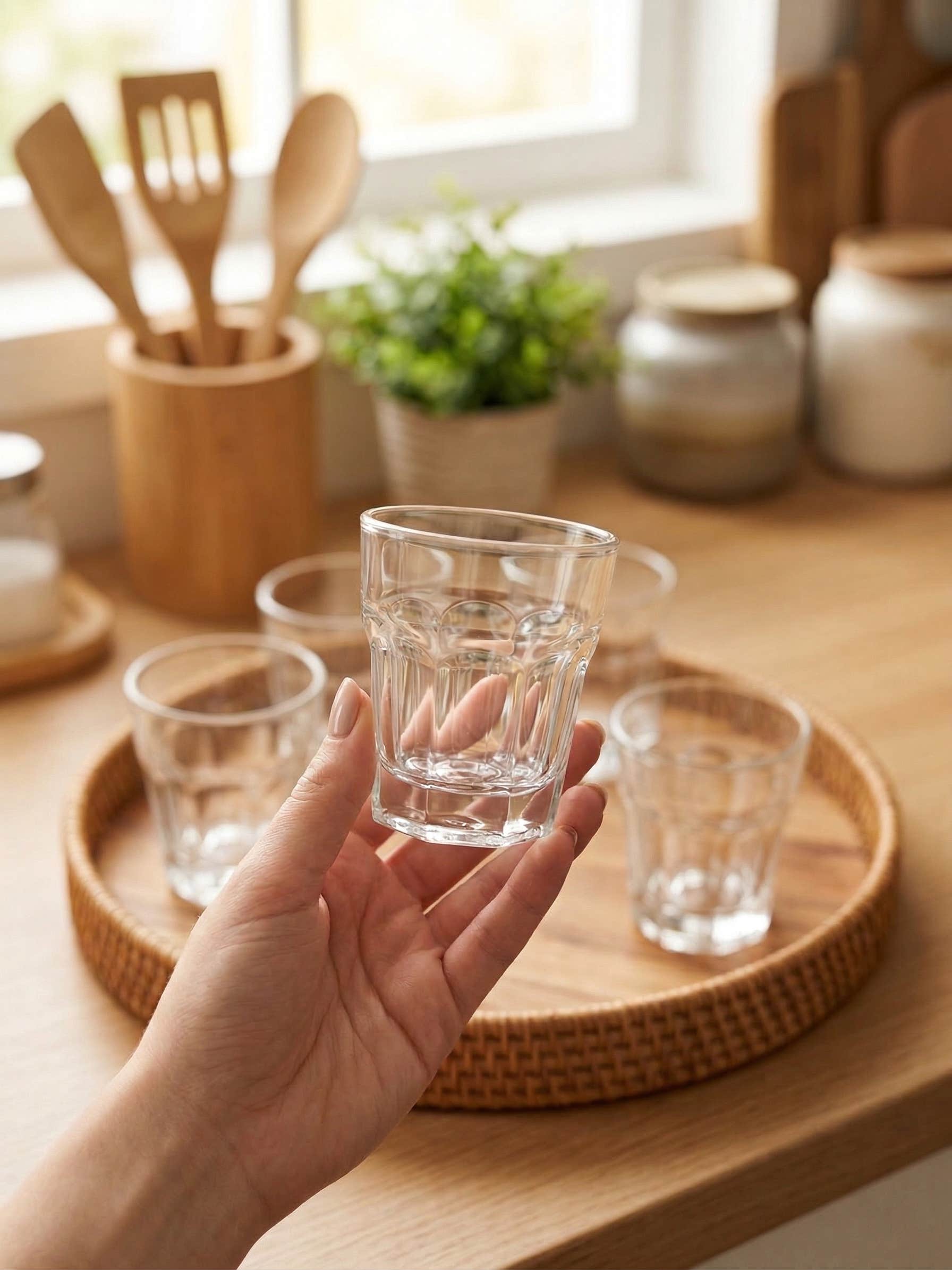 Mini Glass Cup -6Pcs