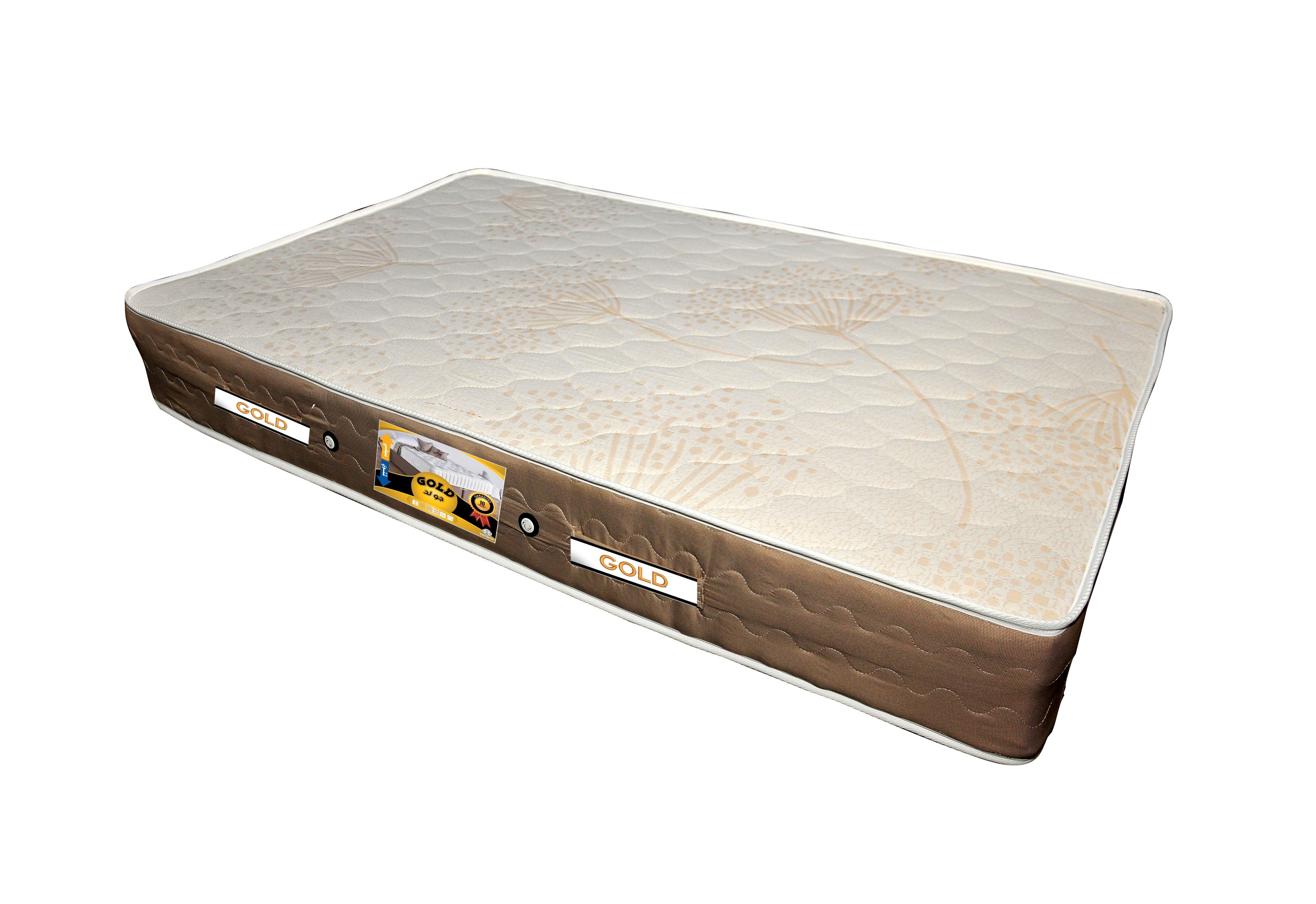 Gold Spring Mattress, 195×150×25 cm - Light Brown