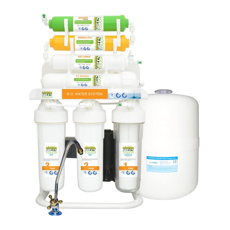 Green Touch Water Filter, 7 Stage 42×40 cm - White