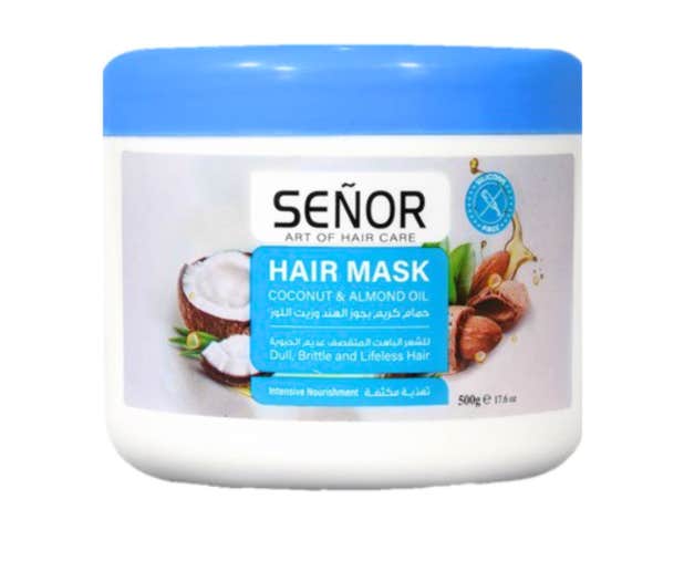 Senor Conditioning Hair Mask With Coconut & Almond Oil 500g, Unisex Adult