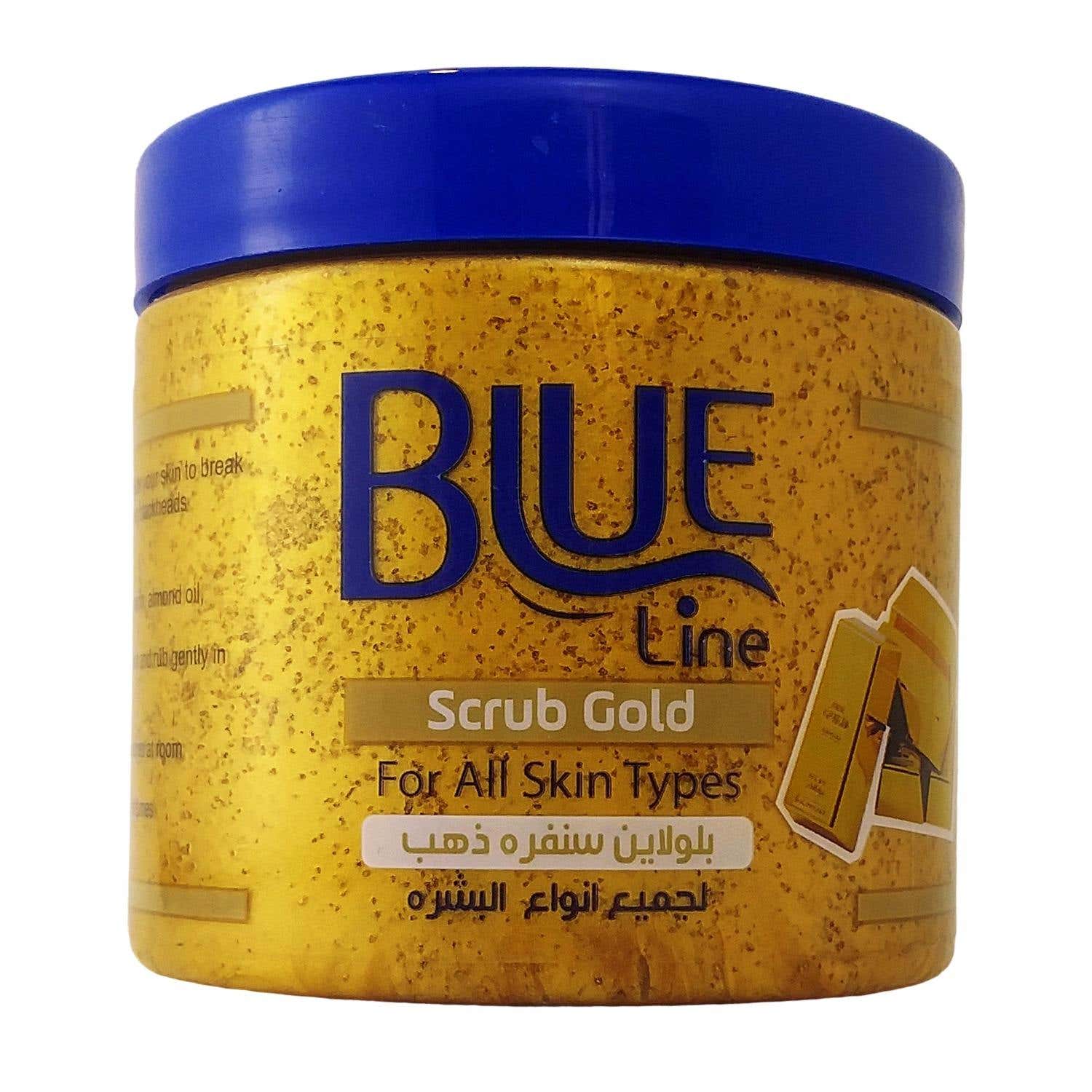 Blue Line Face Scrub Gold 300gm, for Women