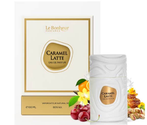 AlMas Le Bonheur Caramel Latte Eau De Parfum 100ml, Unisex