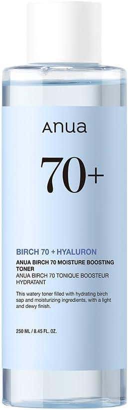 Anua 70+ Birch 70 Moisture Boosting Skin Toner 250ml, for Women