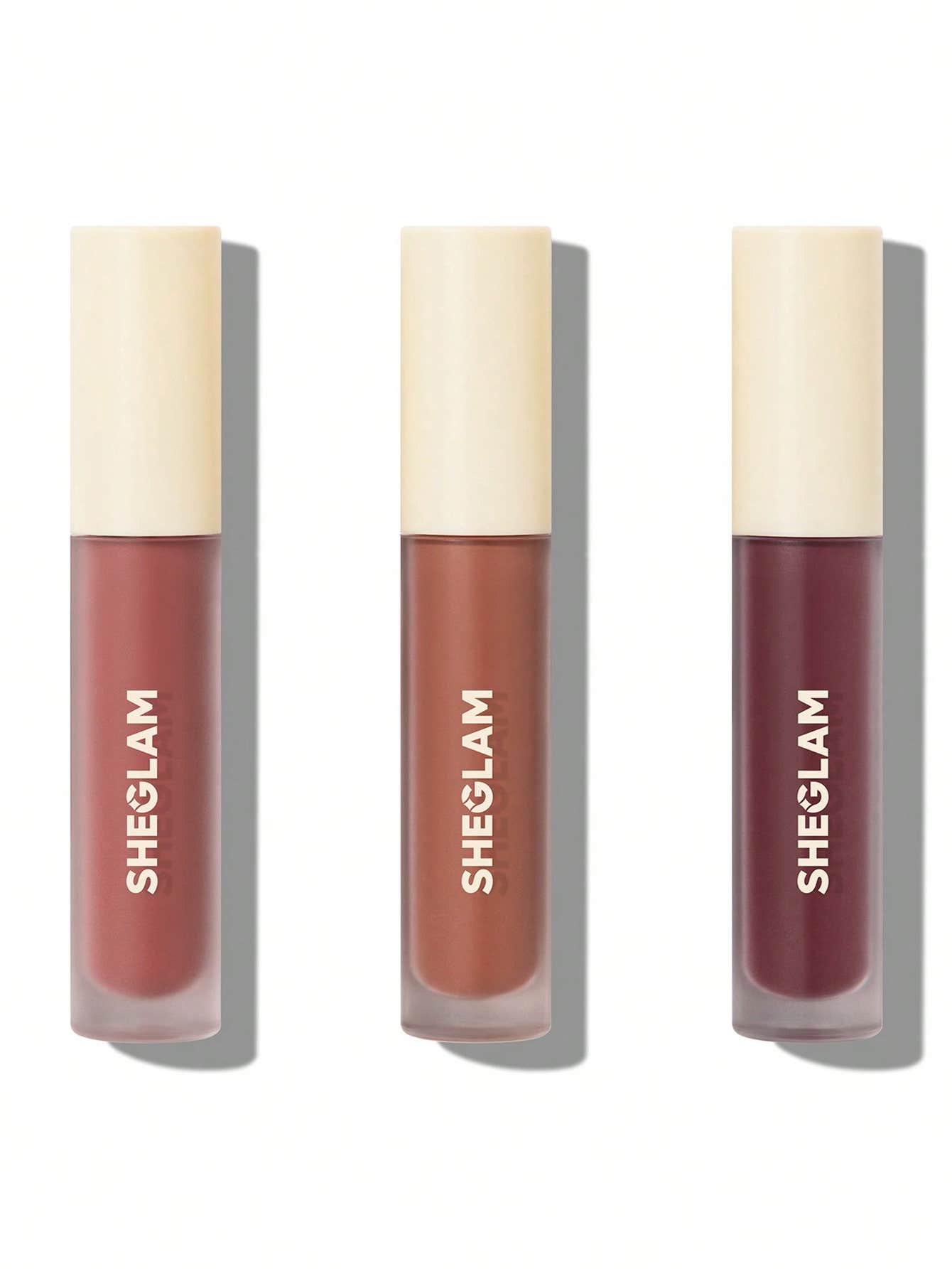 Sheglam Matte Allure mini liquid lipstick set Feel Real 2.3ml*3, for Women